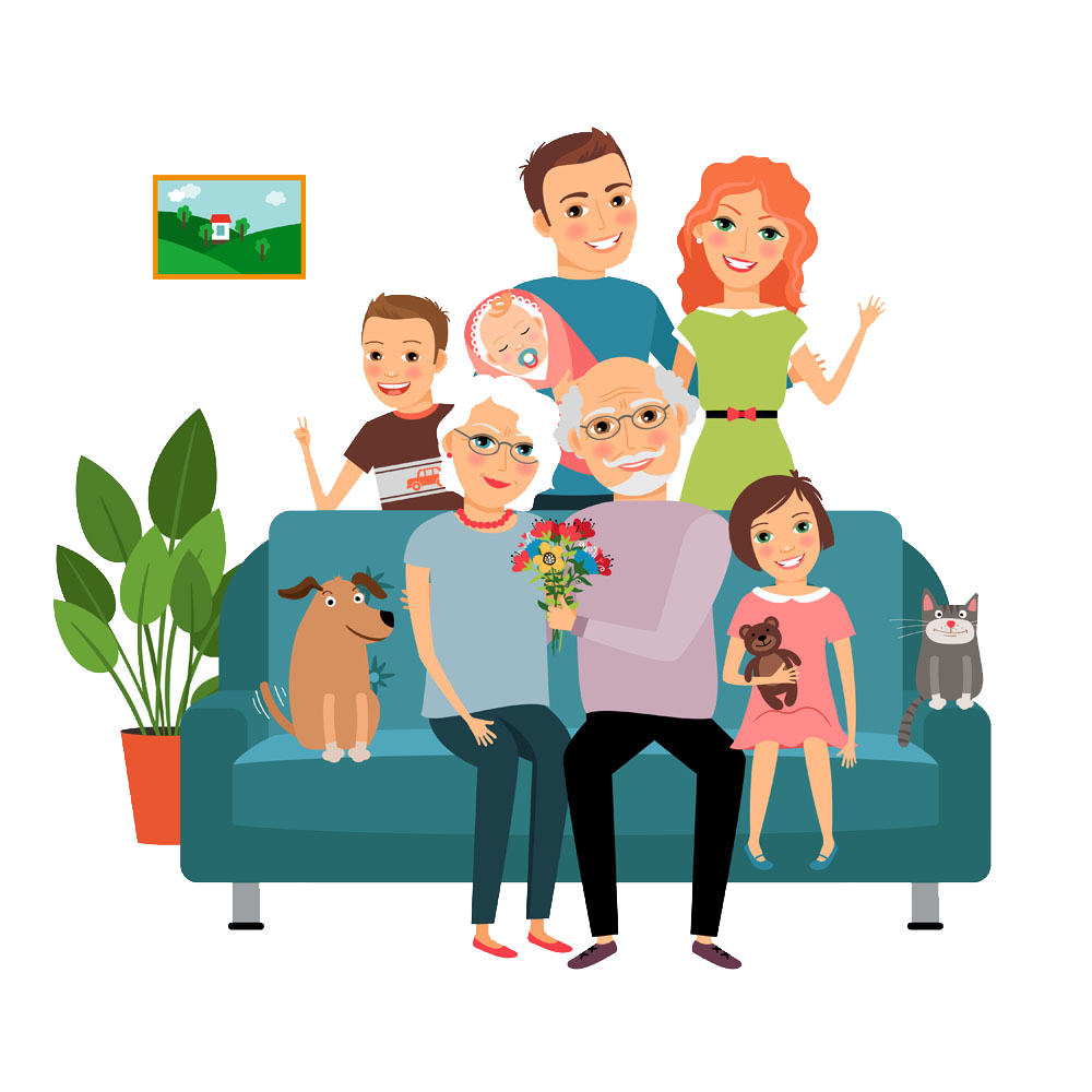 Human Family Father Couch Behavior Toddler PNG Image