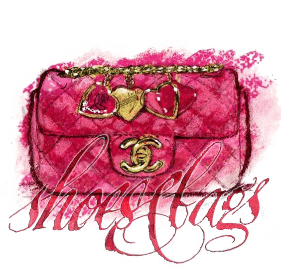 Pink Fashion Purse Illustration Handbag Chanel PNG Image