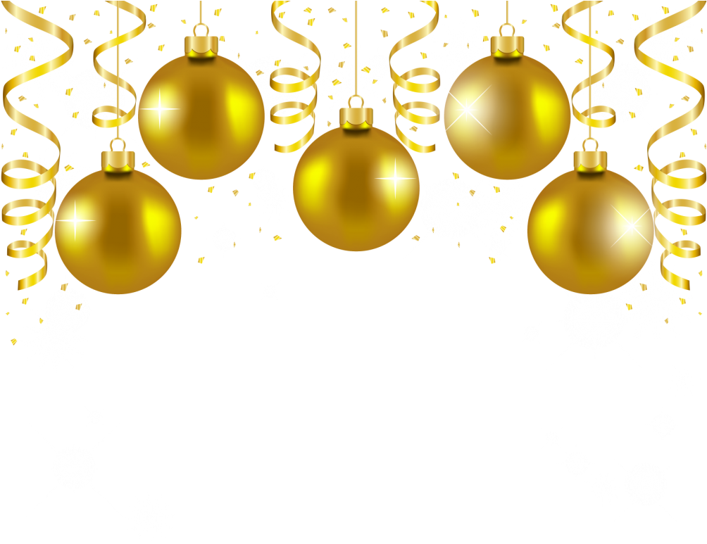 Christmas Gold Bauble PNG File HD PNG Image