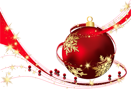 Christmas Red Bauble PNG Free Photo PNG Image