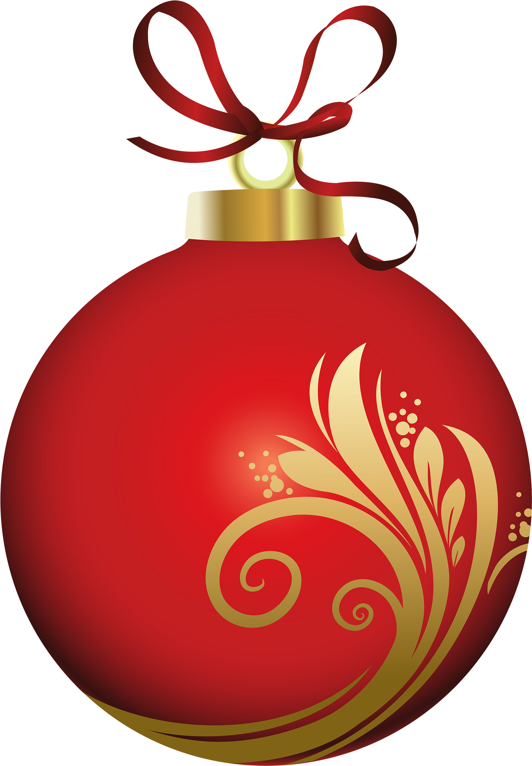 Ornaments Christmas Red PNG File HD PNG Image