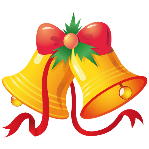 Cartoon Christmas Bells PNG Image