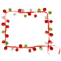 Christmas Border Picture PNG Image