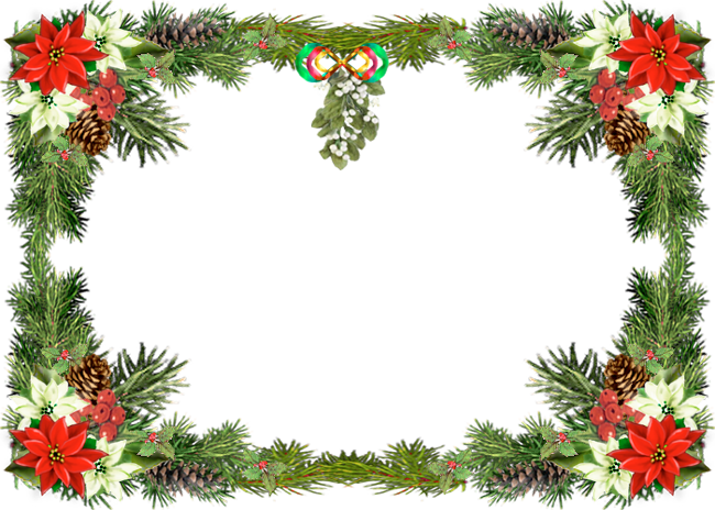 Christmas Frame Picture PNG Image