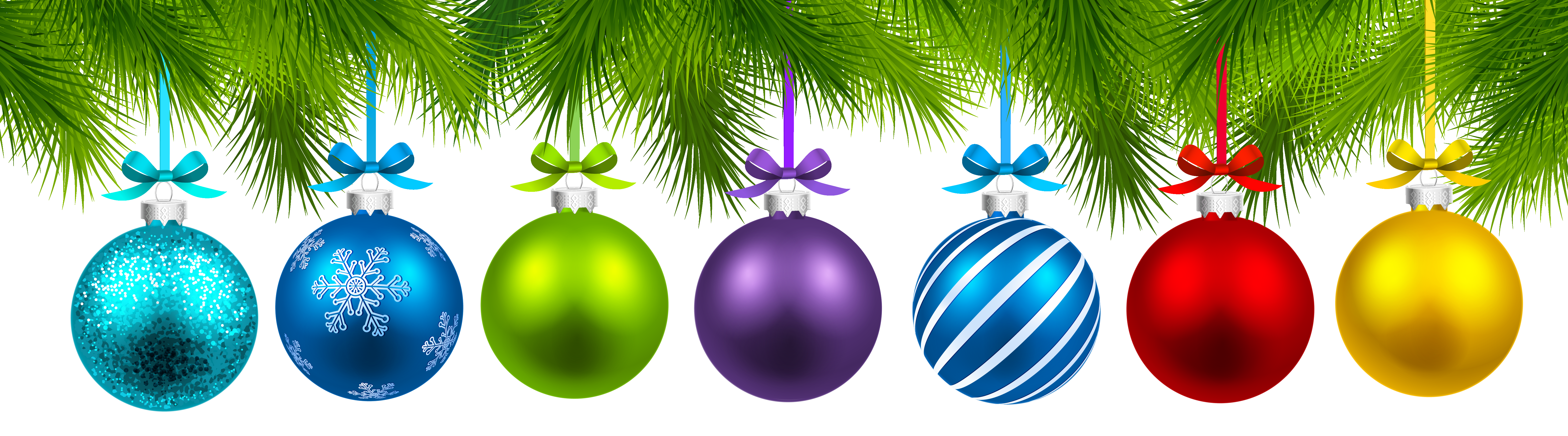 Decor Balls Ornament Tree Decoration Christmas PNG Image