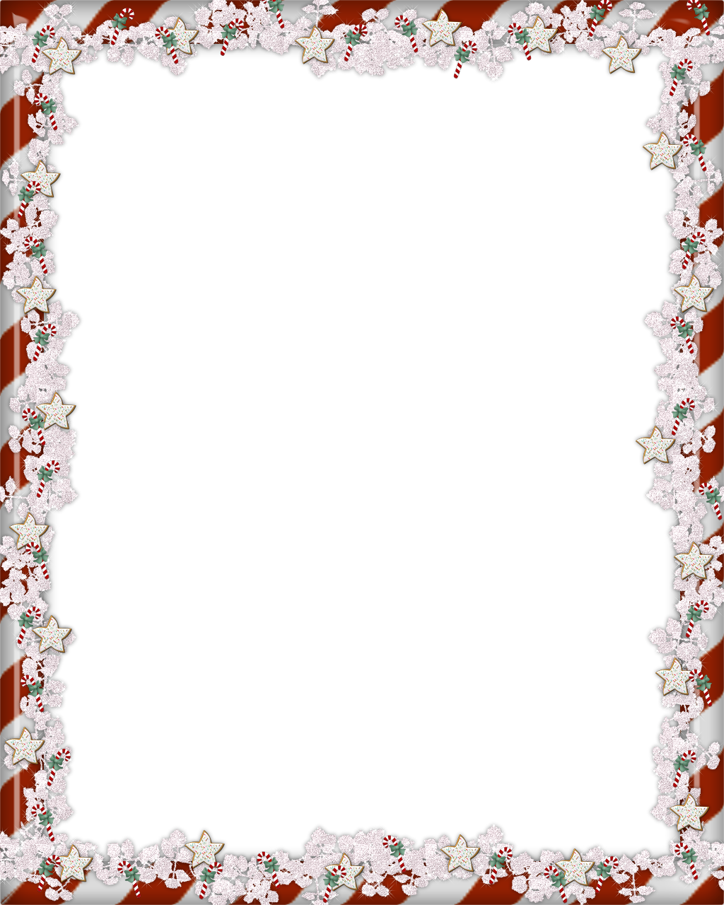 Frame Flower Border Christmas Exquisite Free Clipart HD PNG Image
