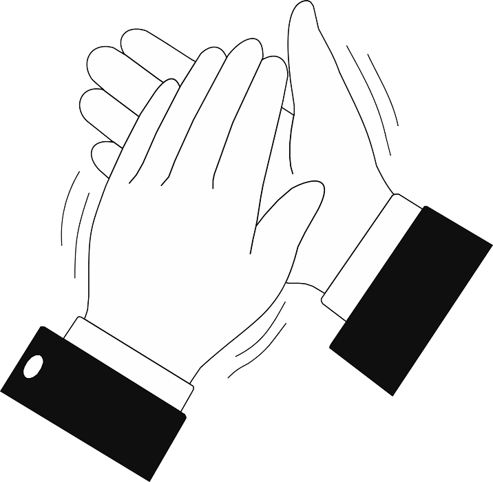 Clapping hands PNG Image