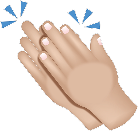 Clapping hands PNG Image