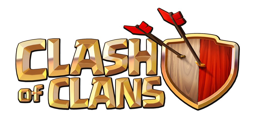 Clash Of Brand Text Royale Logo Clans PNG Image