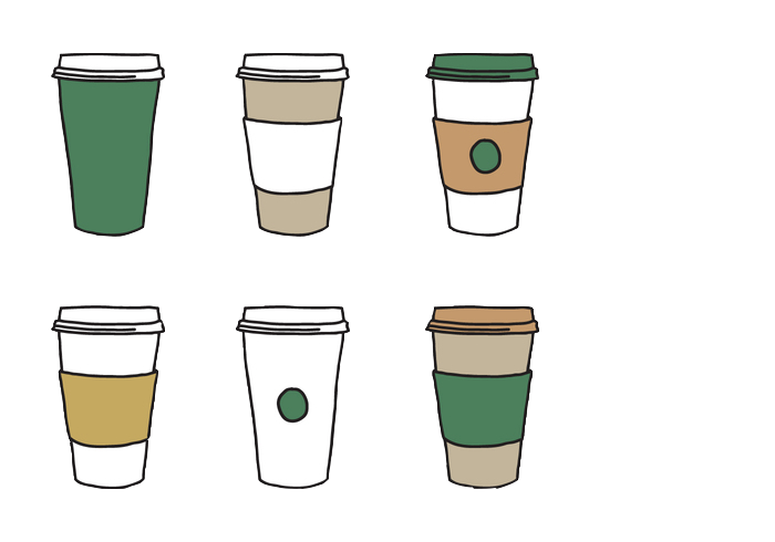 Coffee Cup Tea Take-Out Glass Of Pint PNG Image