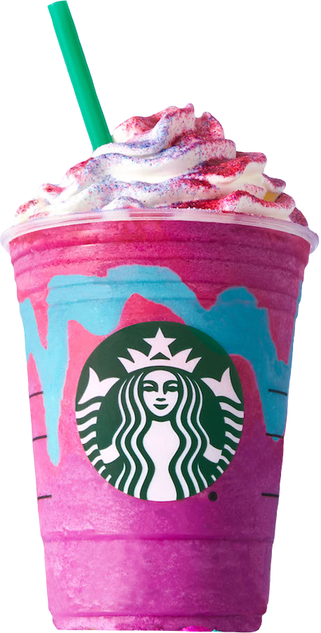Coffee Frappuccino Drink Latte Starbucks Unicorn PNG Image