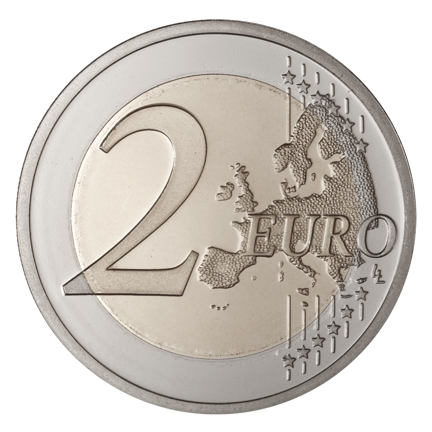 Coin 2 Euro Png Image PNG Image