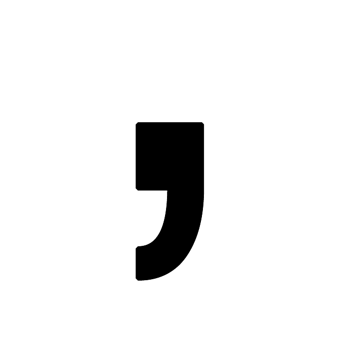 Comma PNG Image
