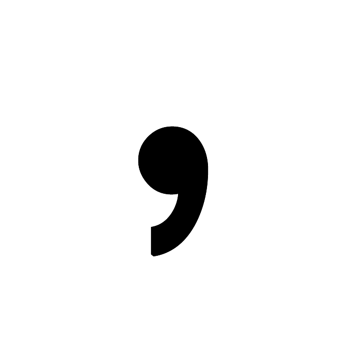 Comma PNG Image