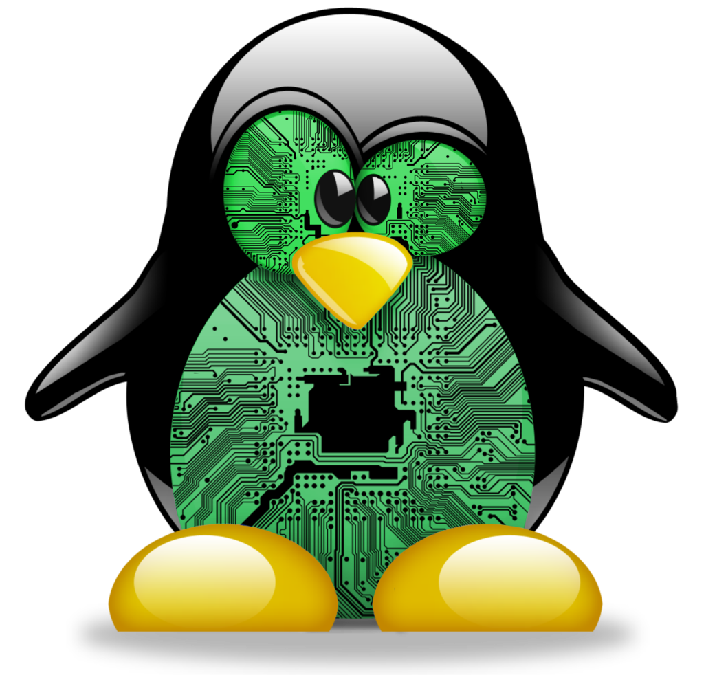 Tux Kernel Kali Opensuse Computer Board Circuit PNG Image