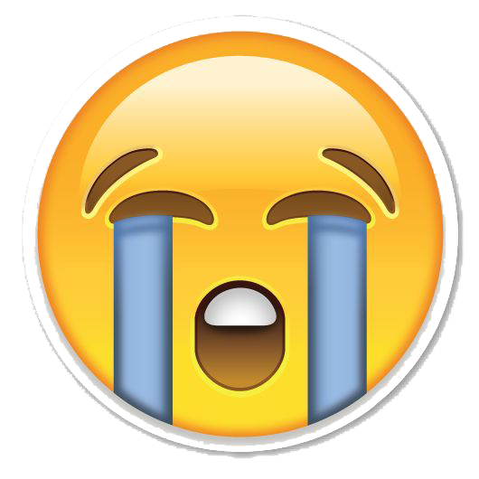 Crying Emoji Clipart PNG Image