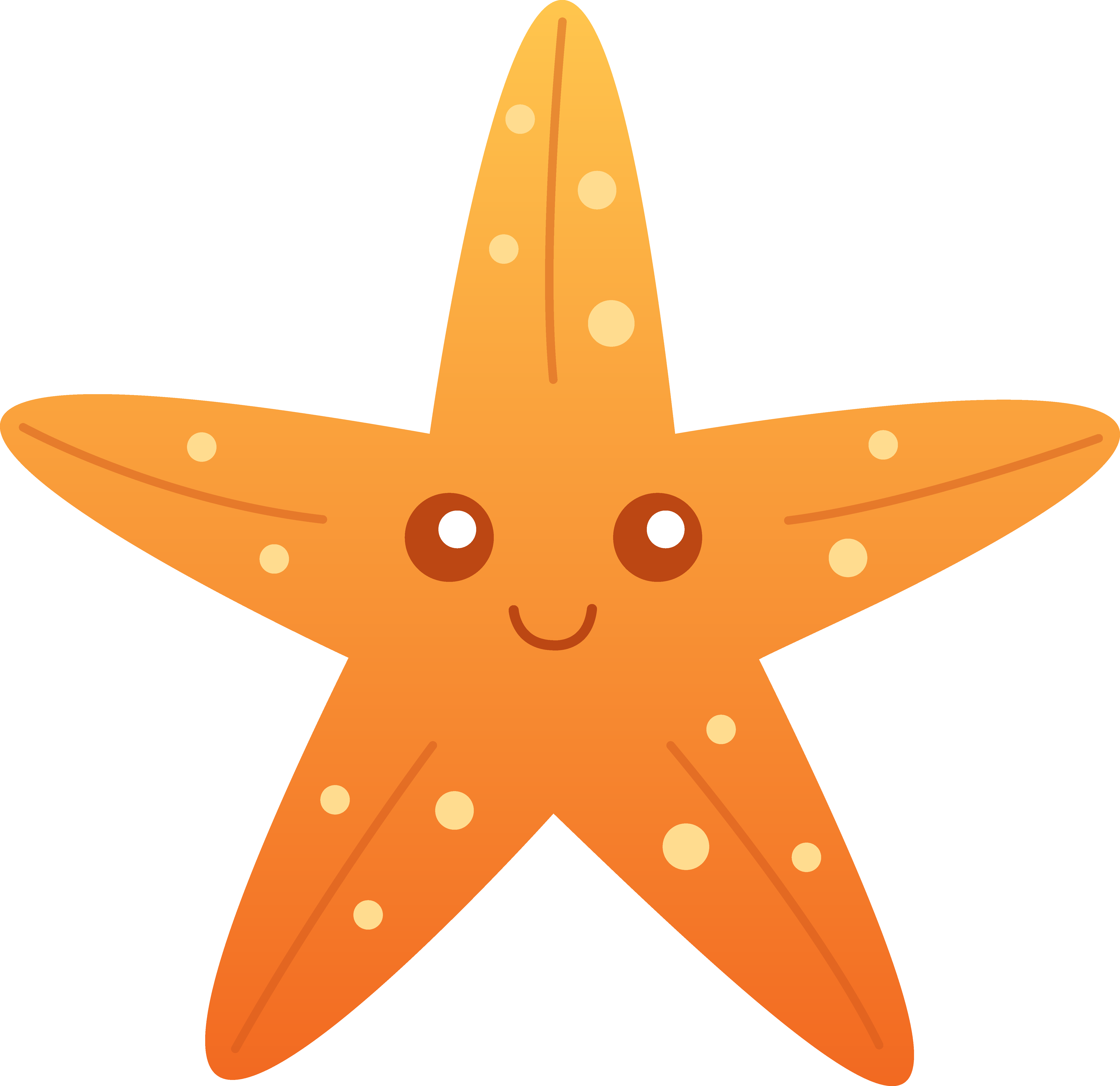 Cute Starfish Transparent Picture PNG Image