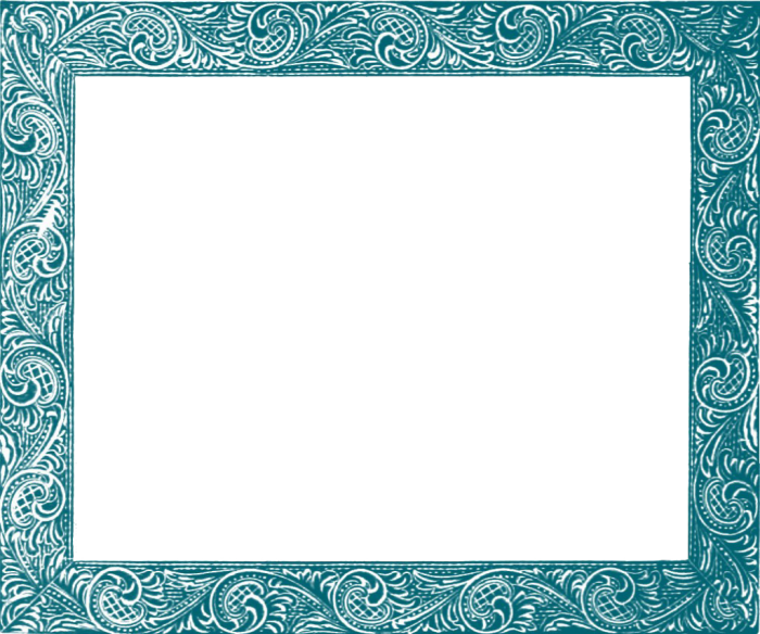 Frame Square Teal HQ Image Free PNG Image