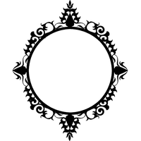 Circle Frame Transparent Background PNG Image