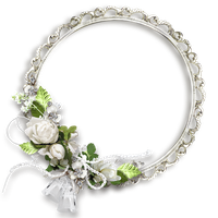 Floral Round Frame Transparent Picture PNG Image