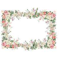 Floral Frame File PNG Image