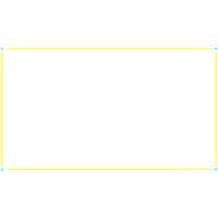 Yellow Border Frame Transparent Background PNG Image