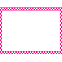Pink Border Frame PNG Image