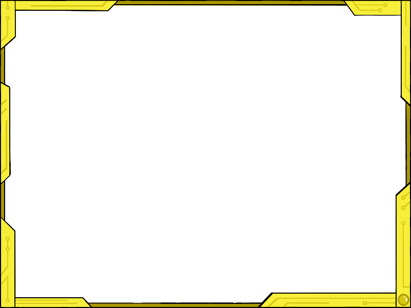 Yellow Border Frame Picture PNG Image
