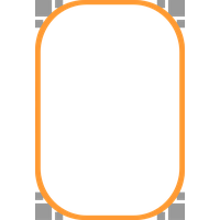 Add a Frame to your picture - Orange Border Frame Clipart | FreePNGImg