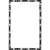 Black Border Frame Clipart PNG Image