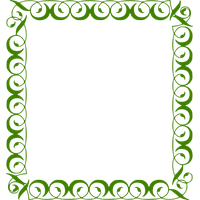 Green Border Frame Picture PNG Image