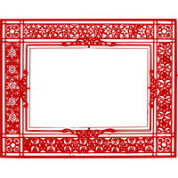 Red Border Frame Transparent Picture PNG Image