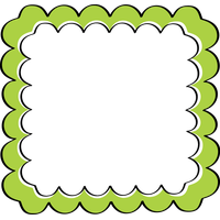 Green Border Frame File PNG Image