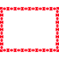 Red Border Frame File PNG Image