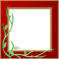 Red Border Frame Transparent PNG Image