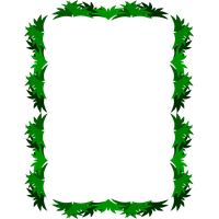Leaf Frame Transparent Image PNG Image