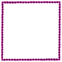 Fuchsia Border Frame Transparent PNG Image