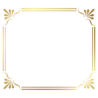 Gold Border Frame File PNG Image