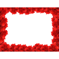 Red Flower Frame Free Download PNG Image