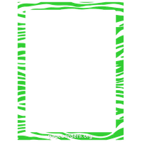 Lime Border Frame Transparent PNG Image