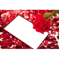 Red Flower Frame Hd PNG Image