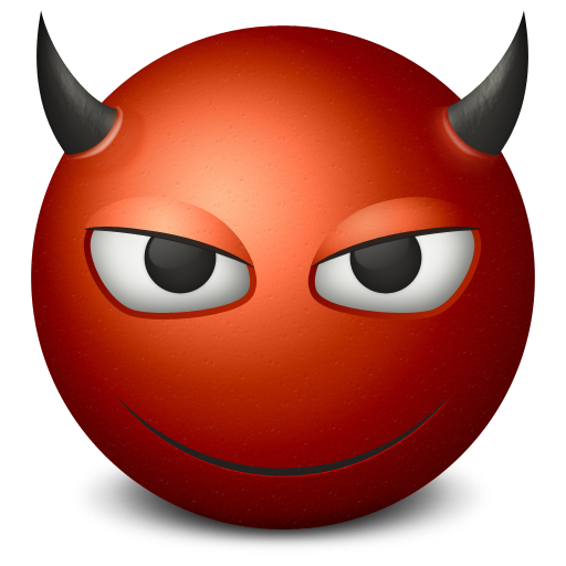 Emoticon Devil Smiley Emoji Transparent Icon PNG Image
