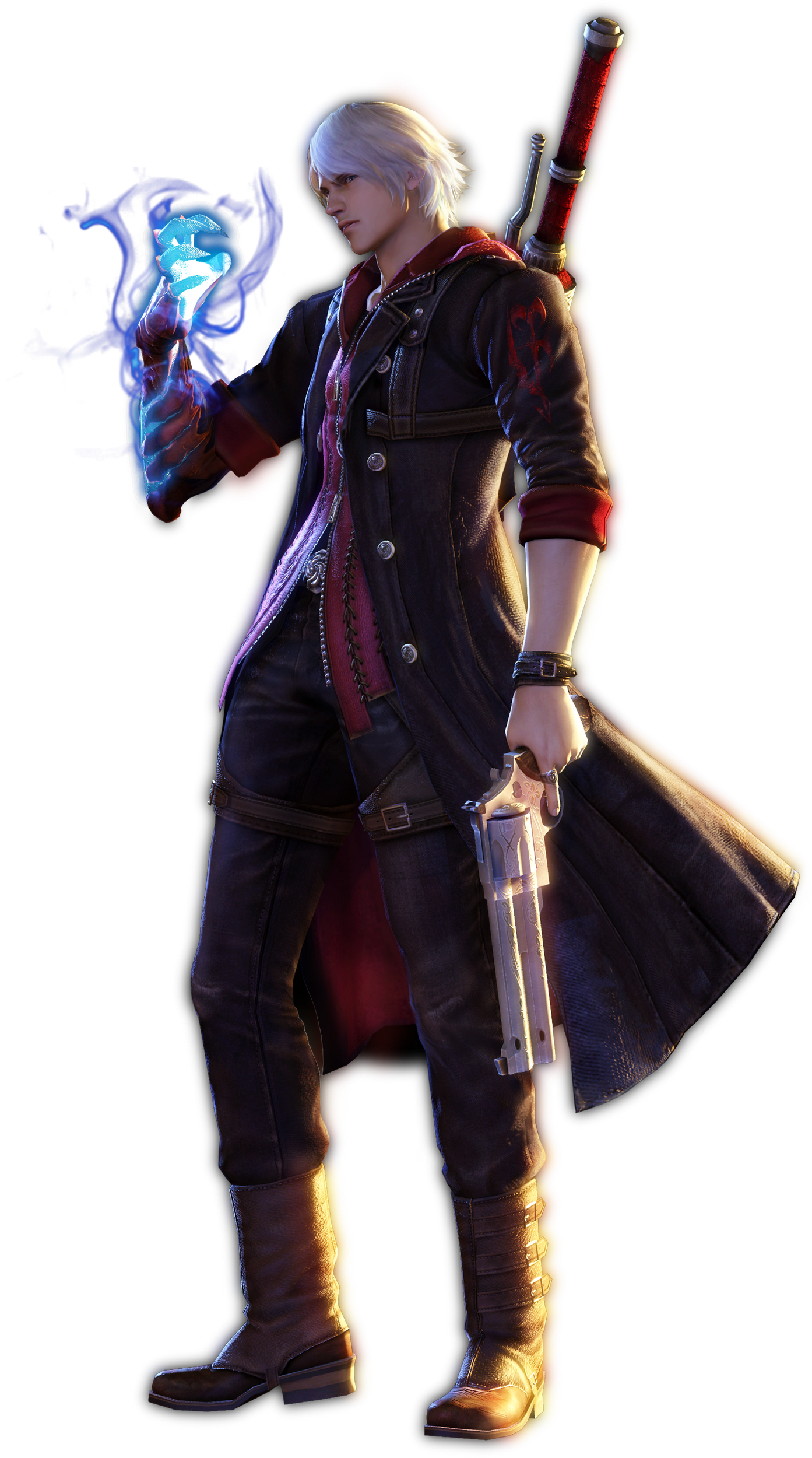 Devil May Cry Character Dante Fictional Mercenary PNG Image