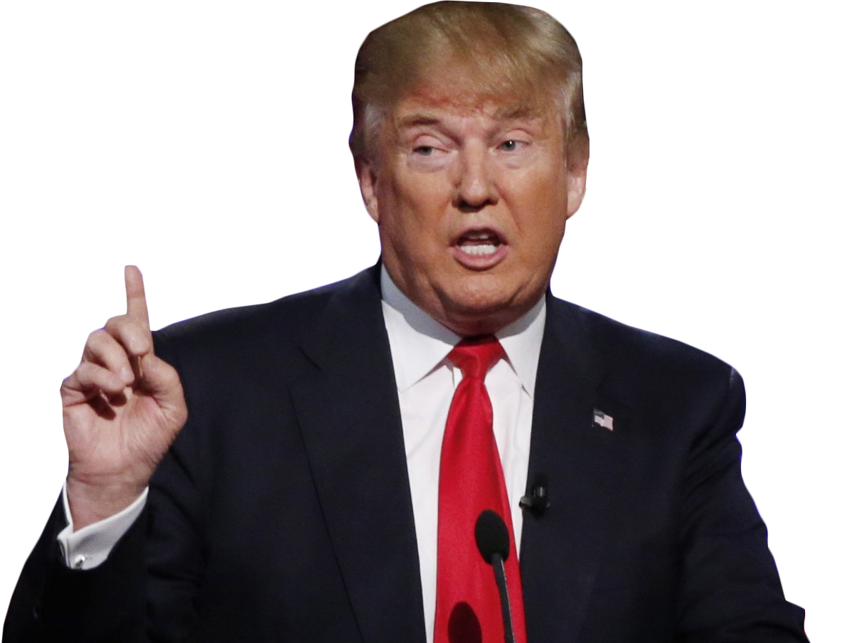 Microphone United Trump Thumb States Donald Presidential PNG Image