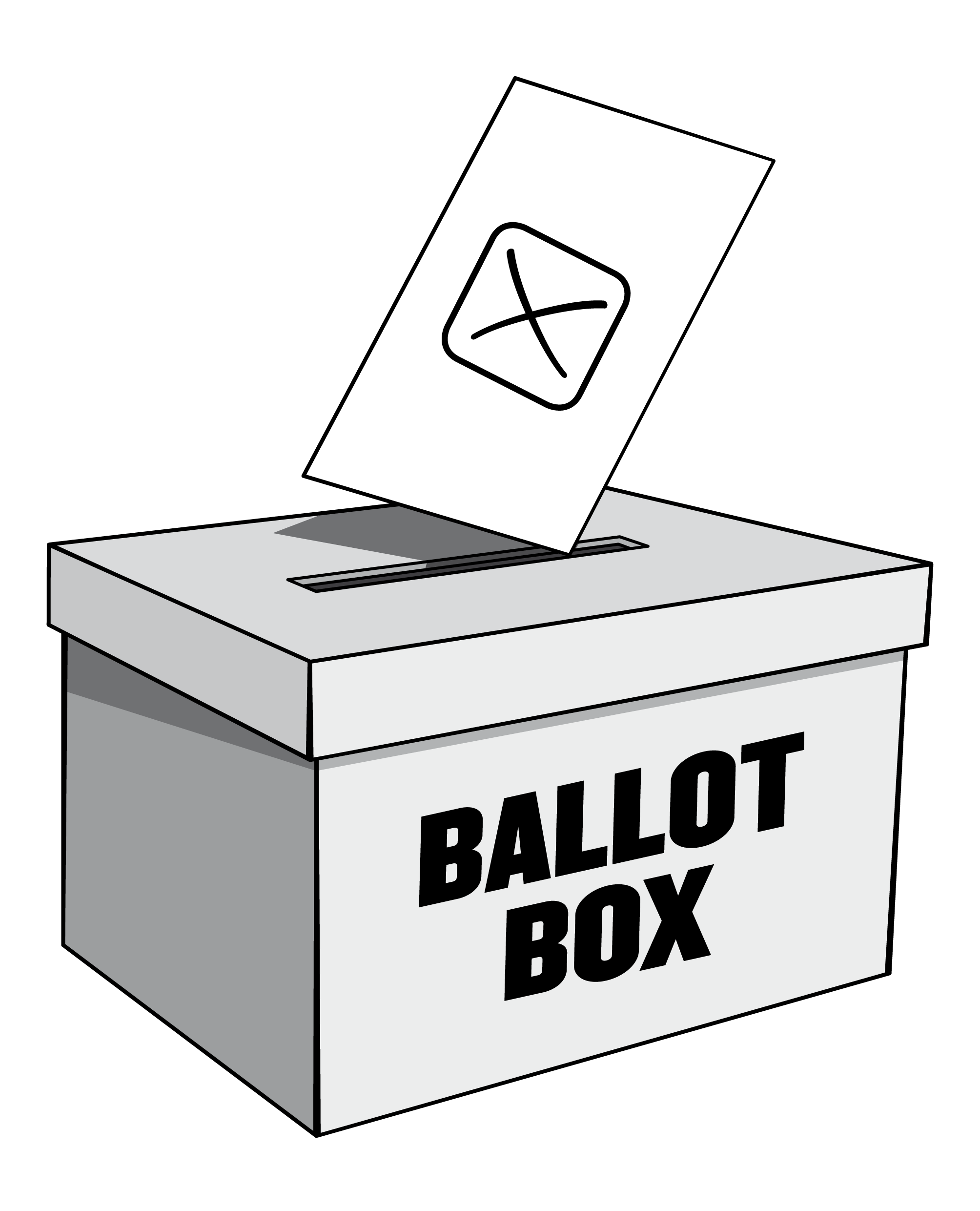 Box Area Brand Election Voting Ballot PNG Image