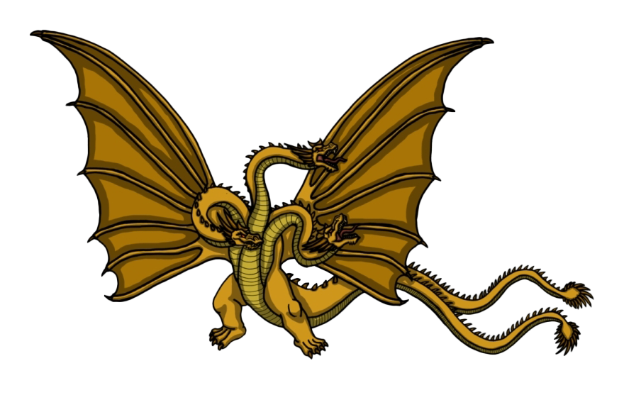 King Ghidorah Cretaceous Free Photo PNG Image