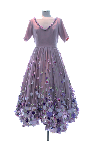 Floral Dress Transparent Background PNG Image
