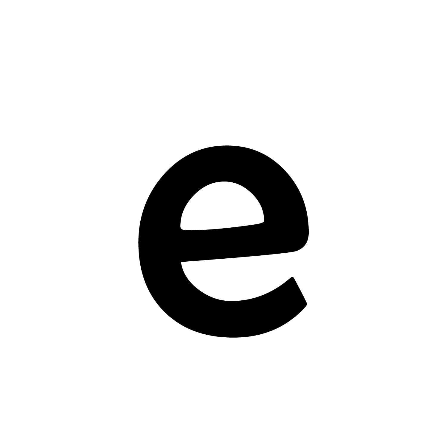 Letter E PNG Image