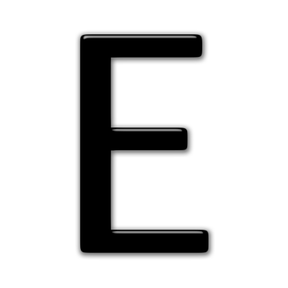 Letter E PNG Image