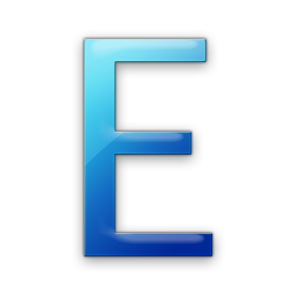 Letter E PNG Image